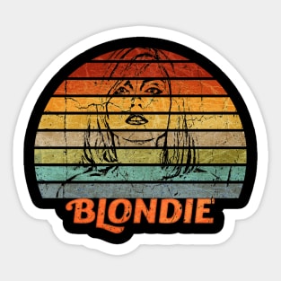 Blondie Vintage Retro Sticker